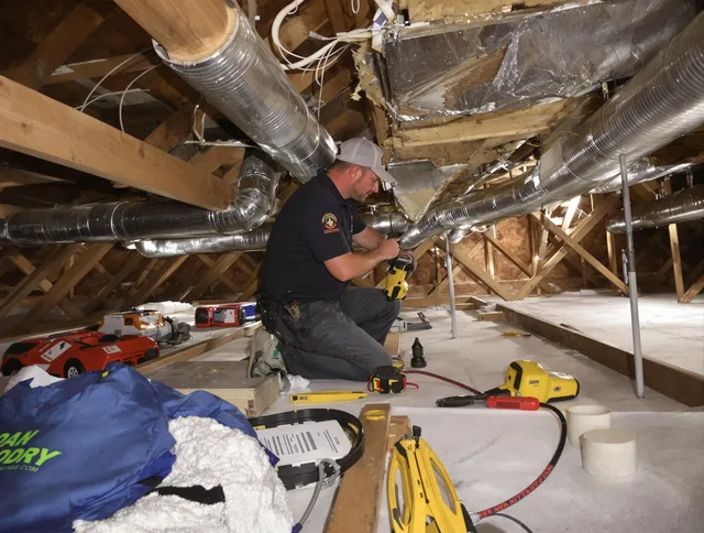 Professional air duct repair by Wilmington Air Duct Cleaning in Wilmington