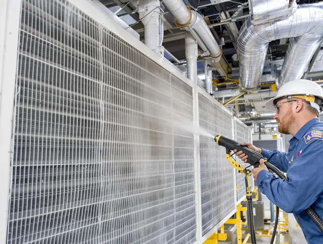 Professional commercial coil cleaning by Wilmington Air Duct Cleaning in Wilmington