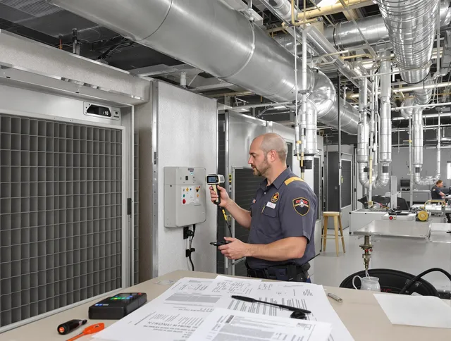 Professional filter system inspection by Wilmington Air Duct Cleaning in Wilmington